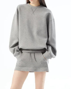 X-shaped Embroidered Pullover Sweater for Women